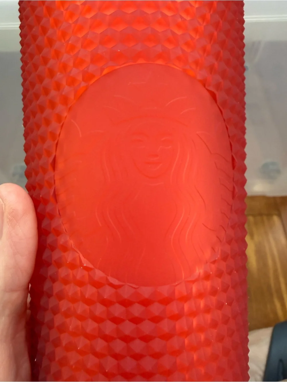 Two Starbucks Red Tumblers